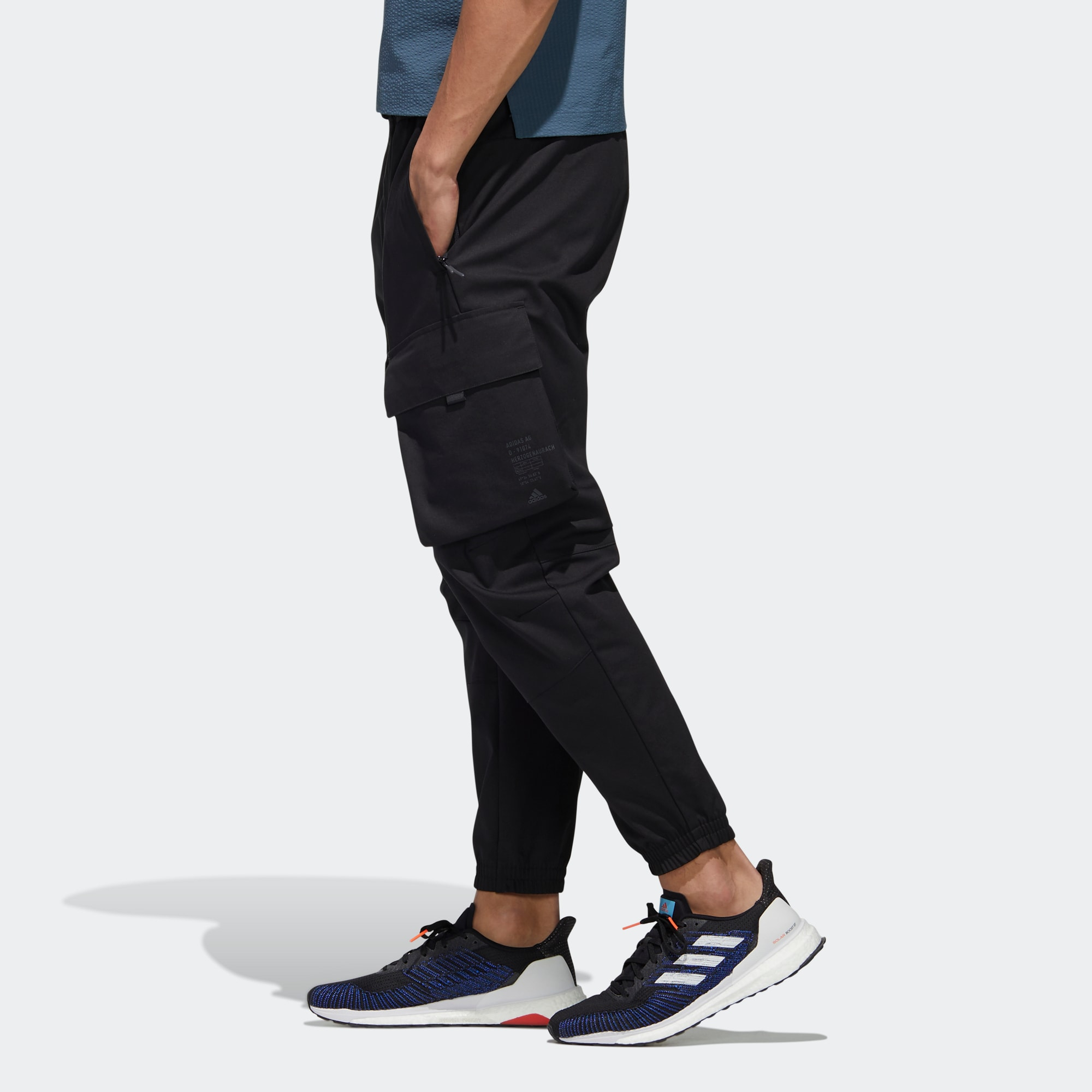 Adidas Cargo Pants Men Black