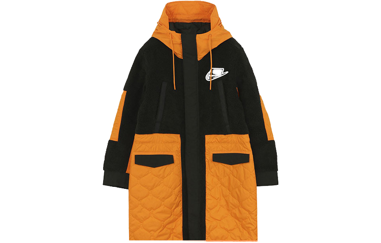 Nike Sportswear Sport Pack Synthetic Fill Parka Coats Men's Orange Yellow