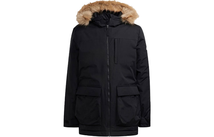 Adidas Parka Coats Men Black