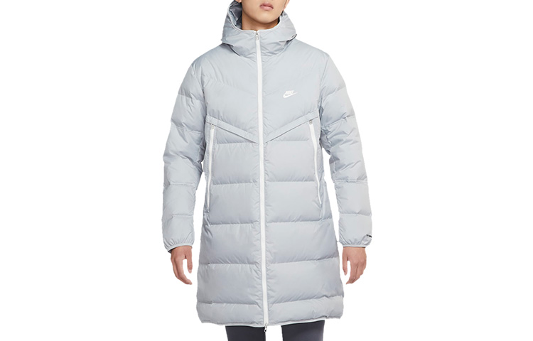 Nike Down Jackets Men Light Gray