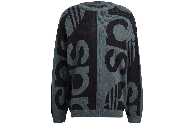 adidas originals Fshn Knit Crew Sweatshirt Grey adidas originals Fshn Knit Crew Sweatshirt Grey