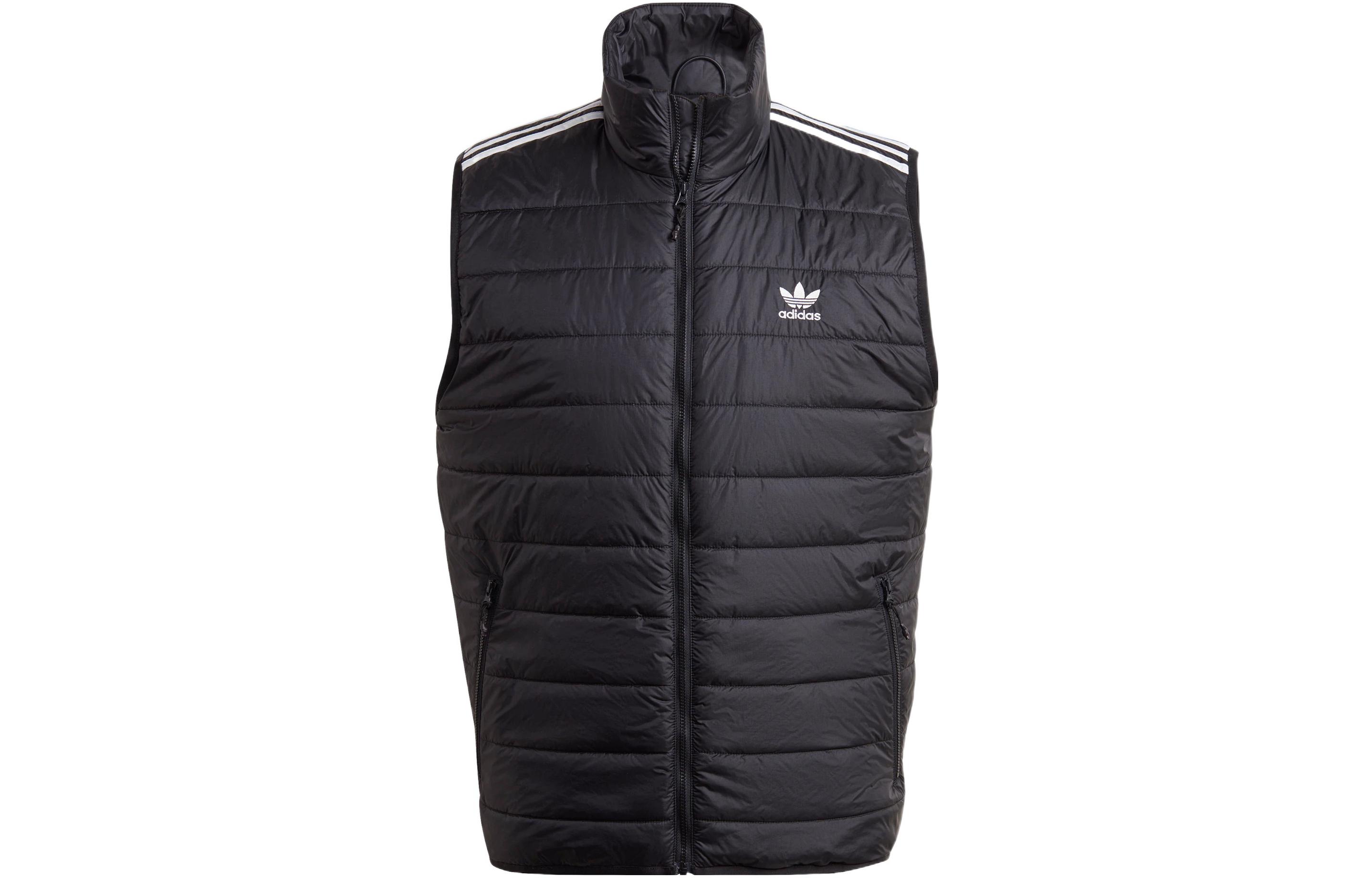 Adidas Originals PADDED PUFFER Vest Men's Black Adidas Originals PADDED PUFFER Vest Men's Black