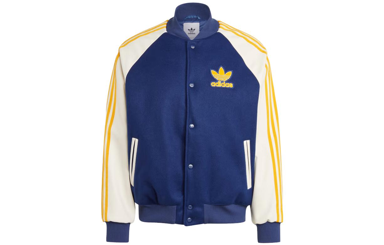 Adidas Originals Baseball Jacket Men's Blue