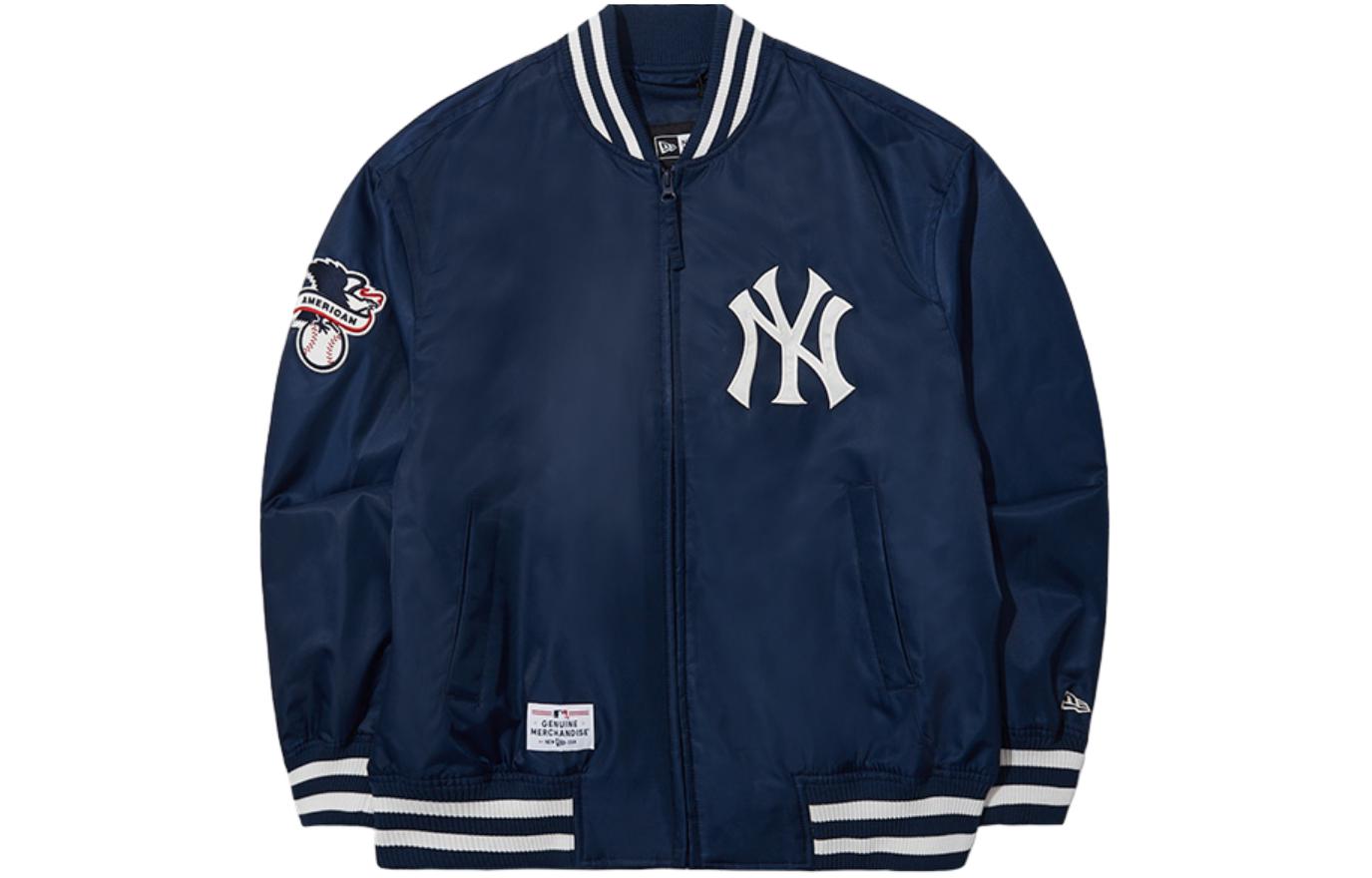New Era Baseball Jacket Unisex Navy Blue