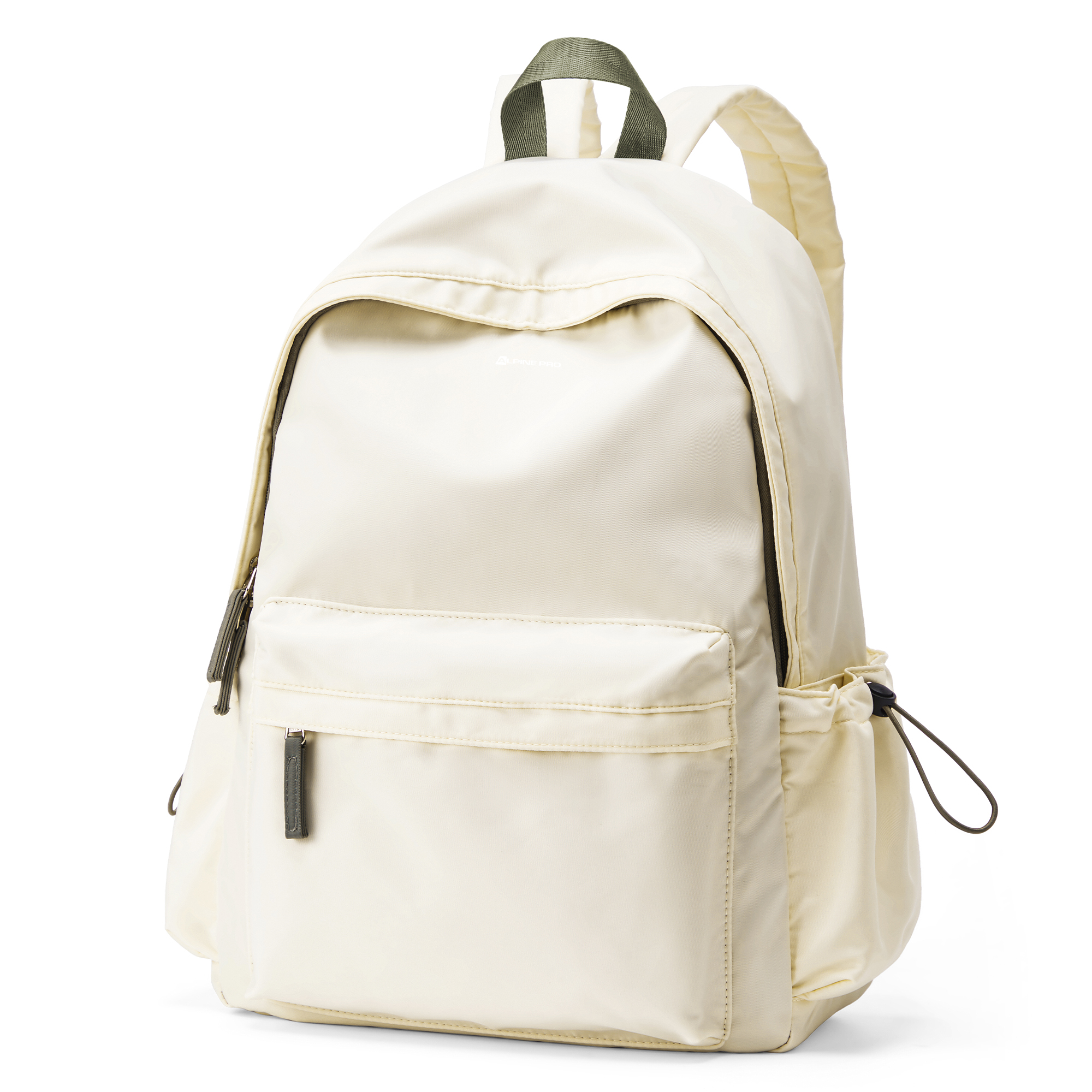 ALPINE PRO Fabric Backpack Laptop Backpack Regular Unisex White Green ...