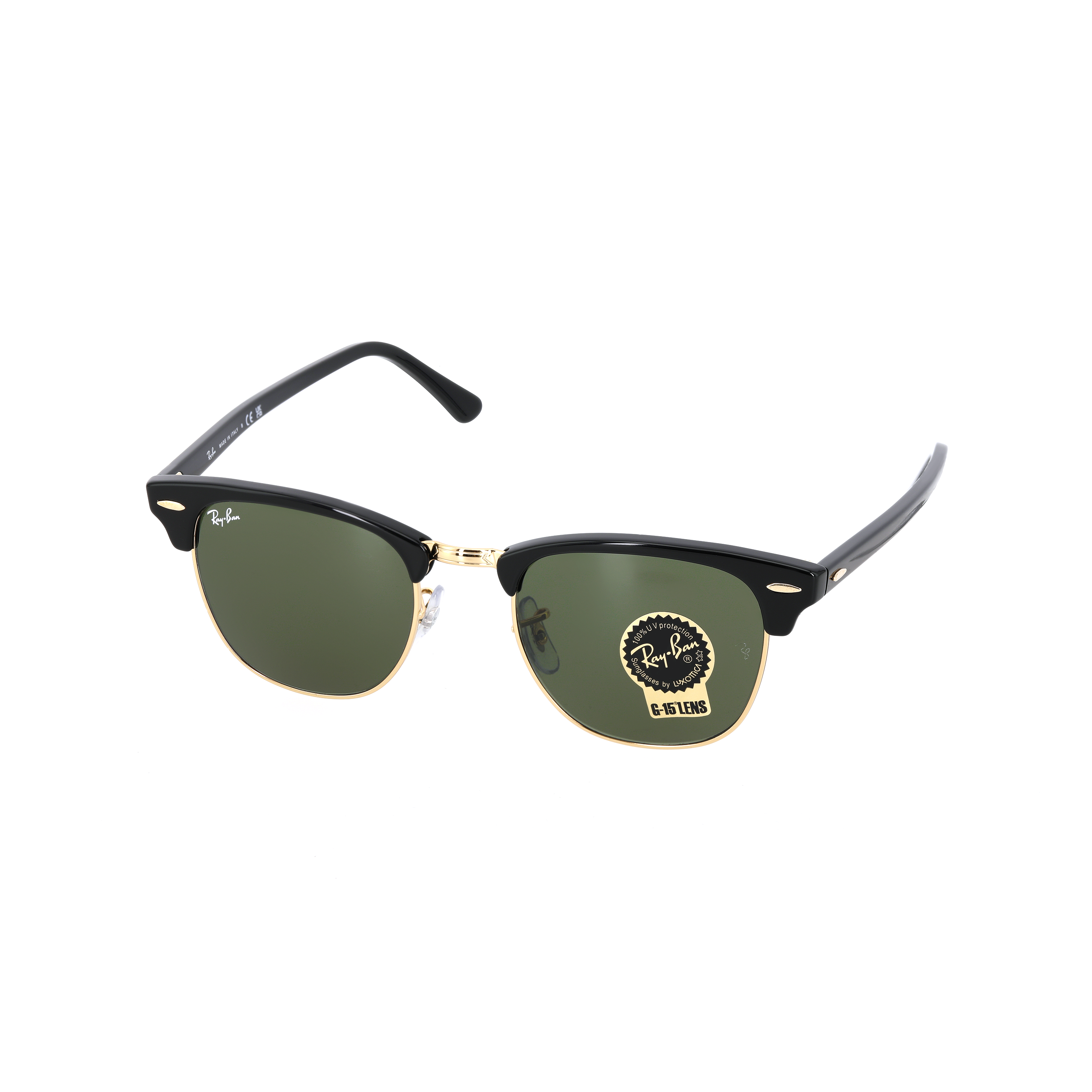 RayBan Clubmaster Square Frame Sunglasses - 0RB3016-W0365